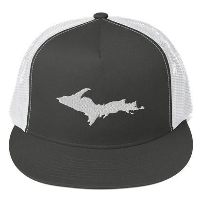 Michigan Upper Peninsula Trucker Hat (w/ UP Outline) | 5-Panel