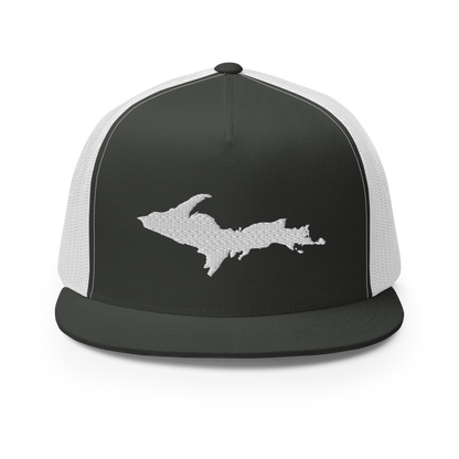 Michigan Upper Peninsula Trucker Hat (w/ UP Outline) | 5-Panel