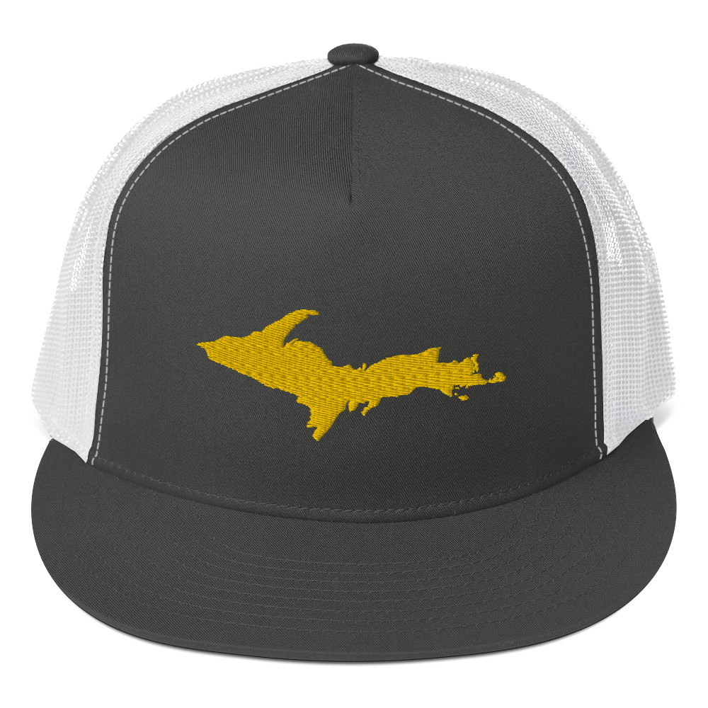 Michigan Upper Peninsula Trucker Hat (w/ UP Outline) | 5-Panel