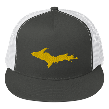 Michigan Upper Peninsula Trucker Hat (w/ UP Outline) | 5-Panel