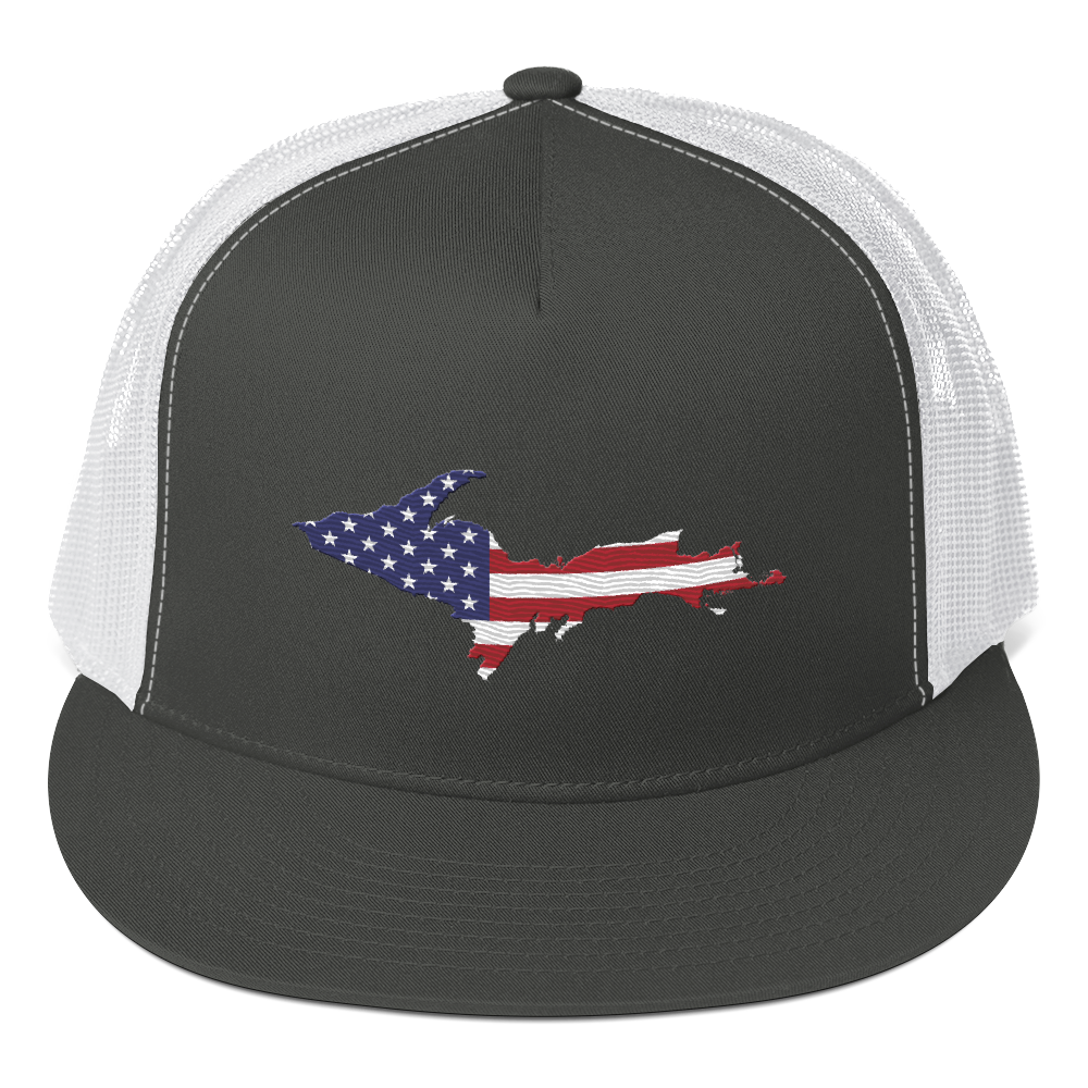 Michigan Upper Peninsula Trucker Hat (w/ Patriot Edition) | 5-Panel