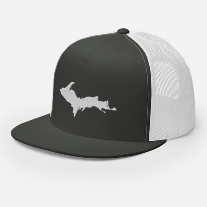 Michigan Upper Peninsula Trucker Hat (w/ UP Outline) | 5-Panel