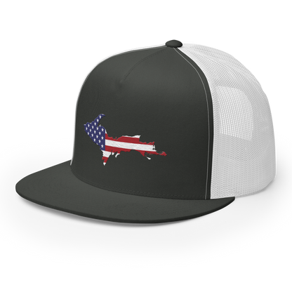 Michigan Upper Peninsula Trucker Hat (w/ Patriot Edition) | 5-Panel