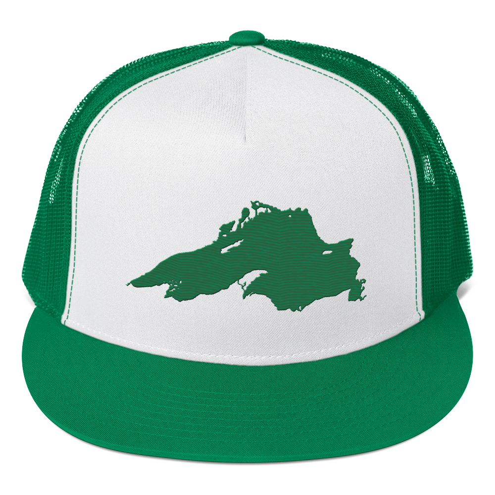 Lake Superior Trucker Hat | 5-Panel - Kelly Green