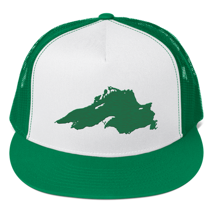 Lake Superior Trucker Hat | 5-Panel - Kelly Green