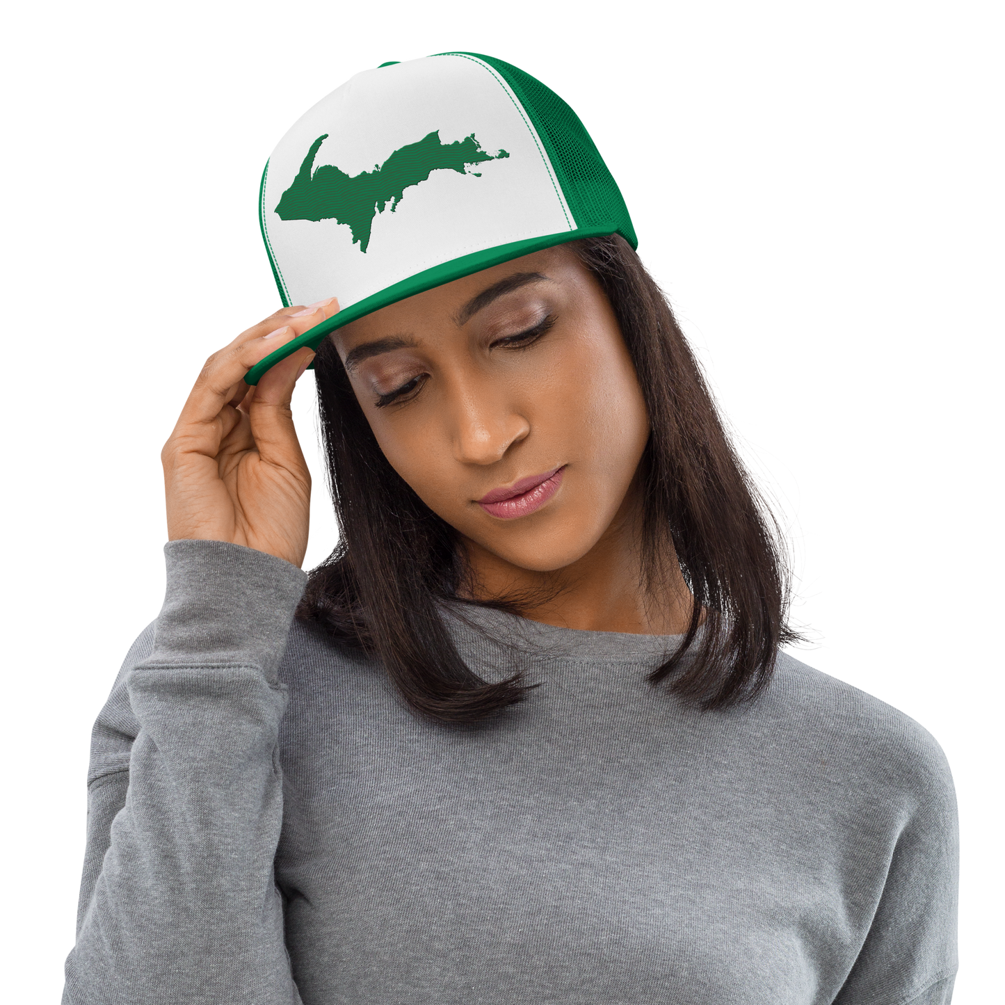 Upper Peninsula Trucker Hat | 5-Panel - Kelly Green