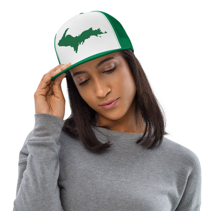 Upper Peninsula Trucker Hat | 5-Panel - Kelly Green