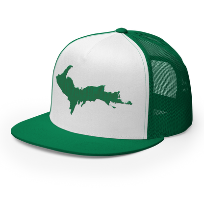 Upper Peninsula Trucker Hat | 5-Panel - Kelly Green