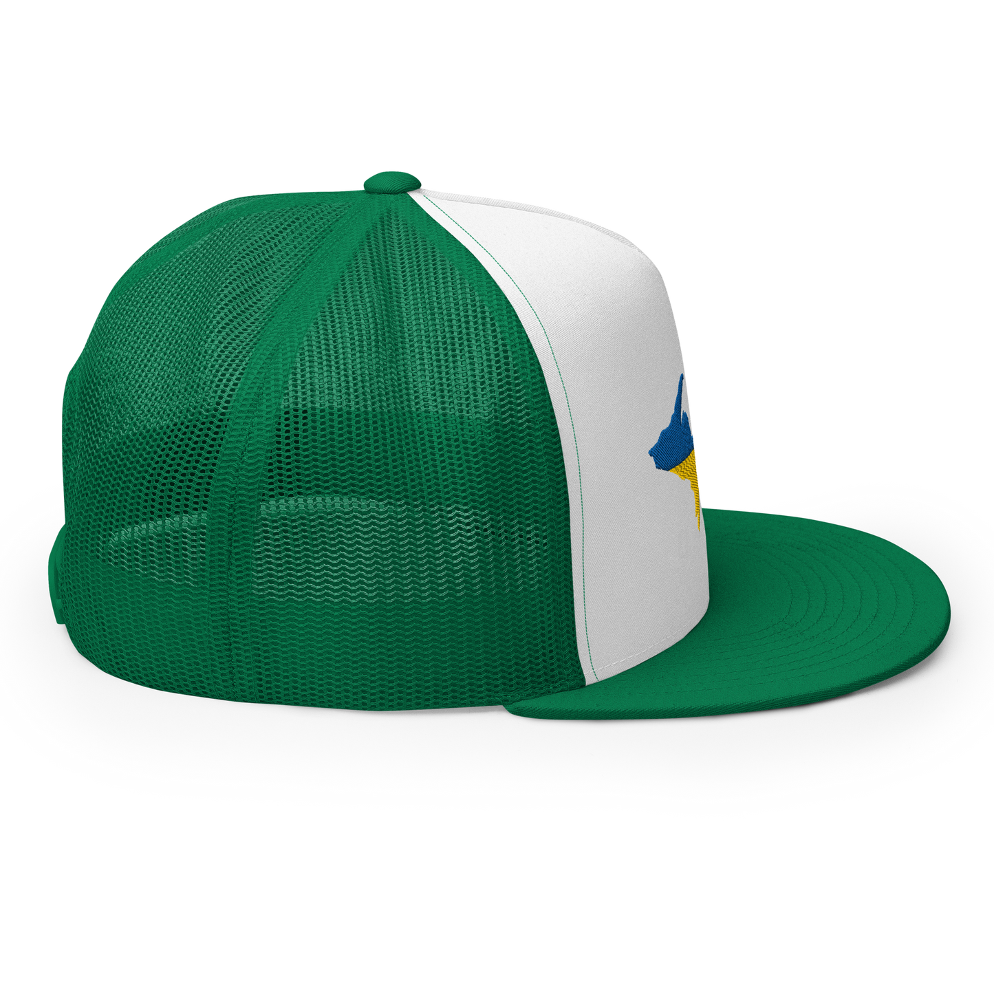 Michigan Upper Peninsula Trucker (w/ UP Ukraine Flag Outline) | 5-Panel