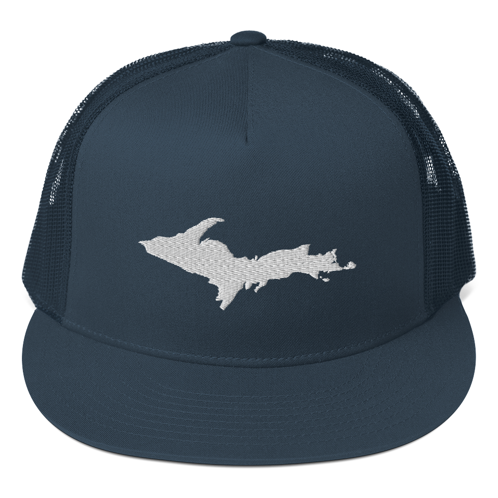 Michigan Upper Peninsula Trucker Hat (w/ UP Outline) | 5-Panel