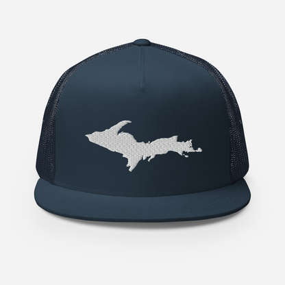 Michigan Upper Peninsula Trucker Hat (w/ UP Outline) | 5-Panel