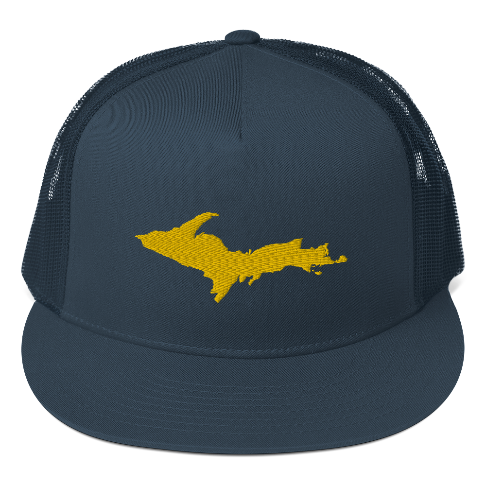 Michigan Upper Peninsula Trucker Hat (w/ UP Outline) | 5-Panel