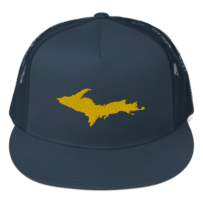 Michigan Upper Peninsula Trucker Hat (w/ UP Outline) | 5-Panel