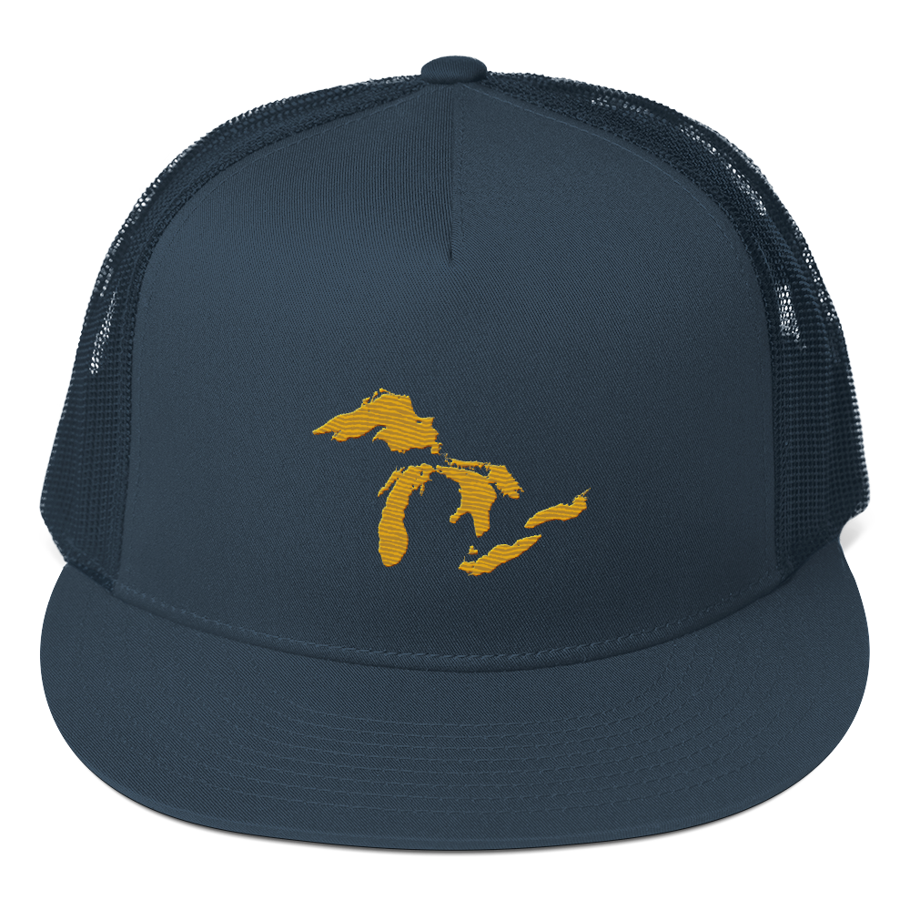 Great Lakes Trucker Hat (Gold) | 5-Panel