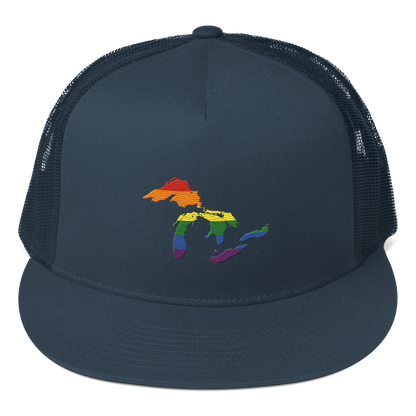 Great Lakes Trucker Hat (Rainbow Pride Edition) | 5-Panel