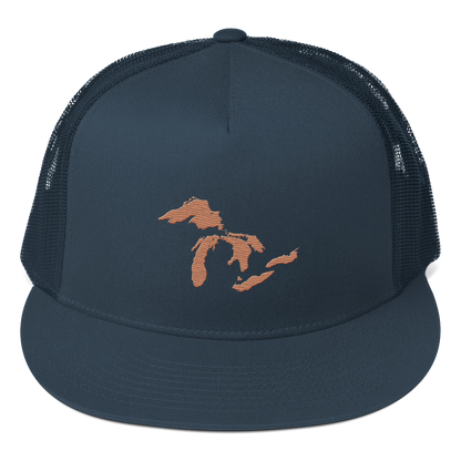 Great Lakes Trucker Hat (Copper) | 5-Panel