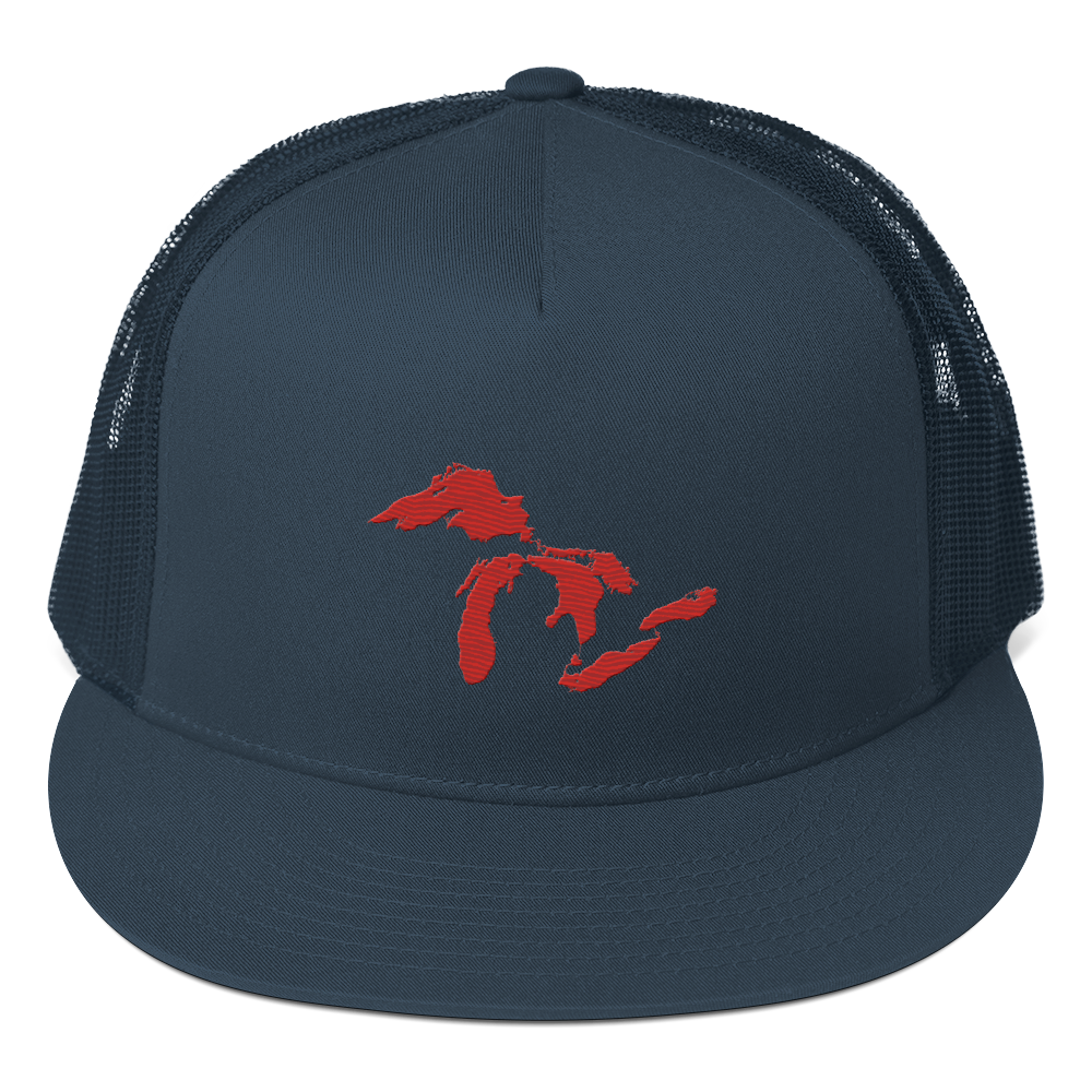 Great Lakes Trucker Hat (Aliform Red) | 5-Panel