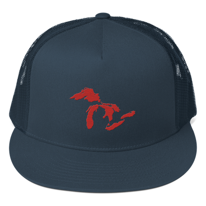 Great Lakes Trucker Hat (Aliform Red) | 5-Panel