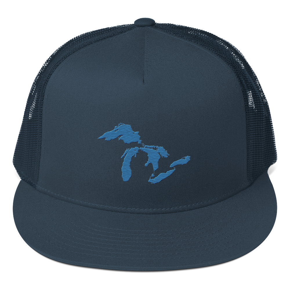 Great Lakes Trucker Hat (Superior Blue) | 5-Panel