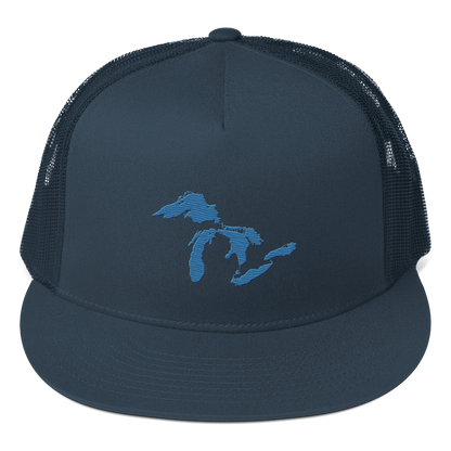 Great Lakes Trucker Hat (Superior Blue) | 5-Panel