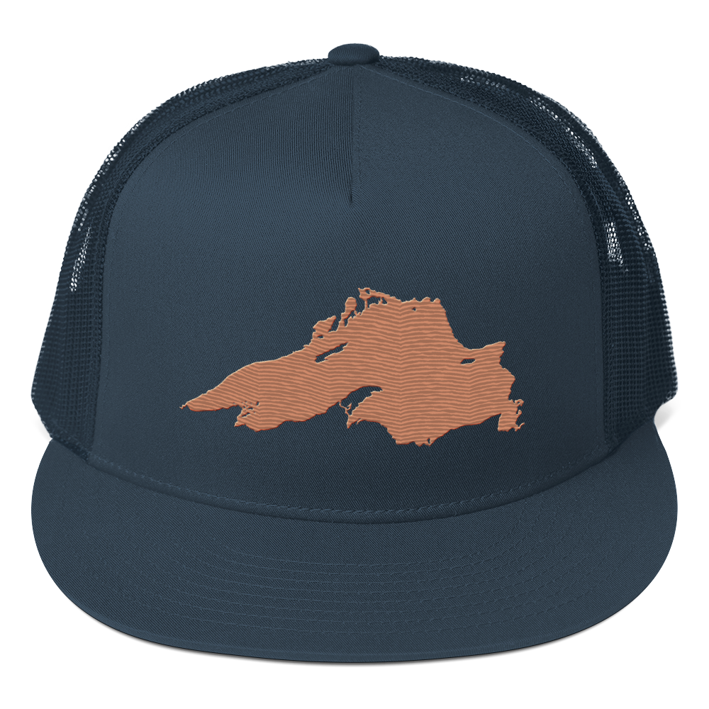 Lake Superior Trucker Hat | 5-Panel - Copper