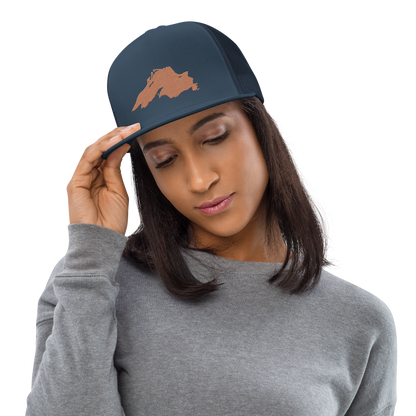 Lake Superior Trucker Hat | 5-Panel - Copper