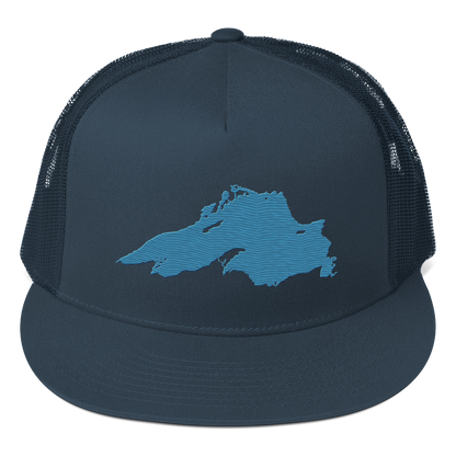 Lake Superior Trucker Hat | 5-Panel - Traverse Blue