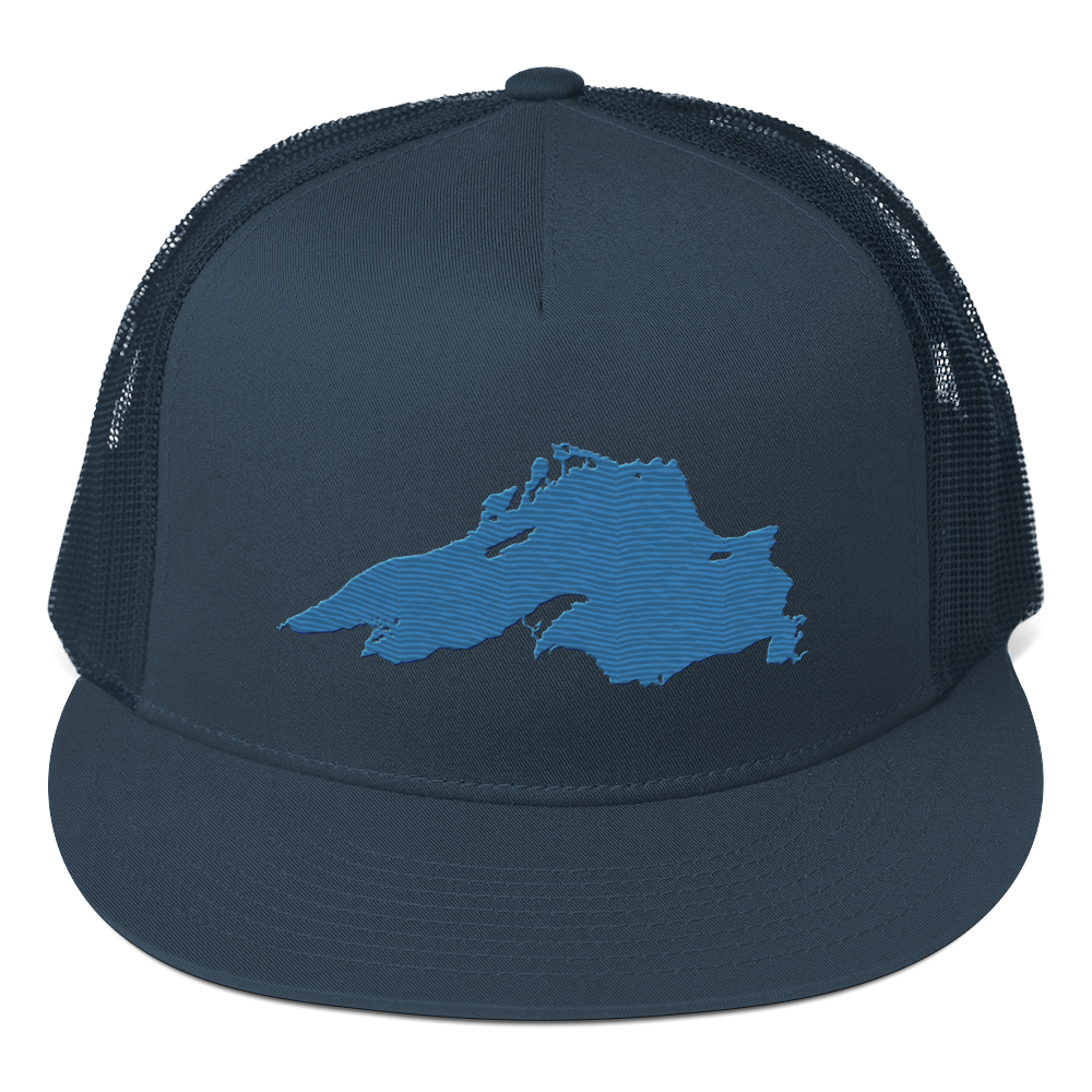 Lake Superior Trucker Hat | 5-Panel - Superior Blue