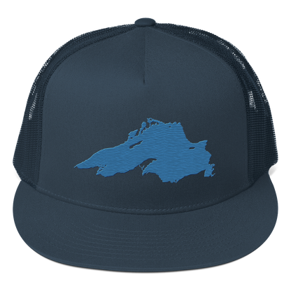 Lake Superior Trucker Hat | 5-Panel - Superior Blue