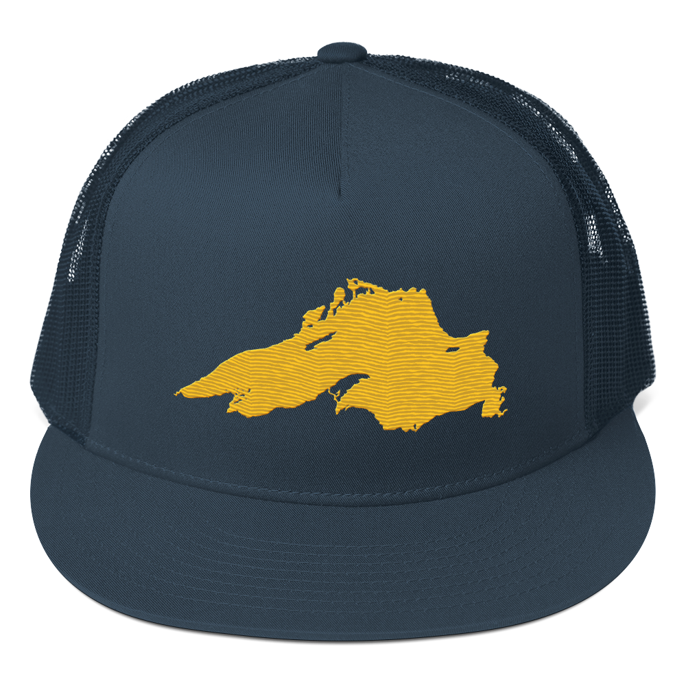 Lake Superior Trucker Hat | 5-Panel - Superior Gold