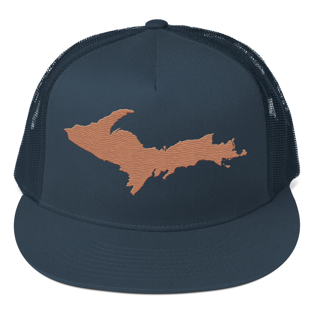 Upper Peninsula Trucker Hat | 5-Panel - Copper