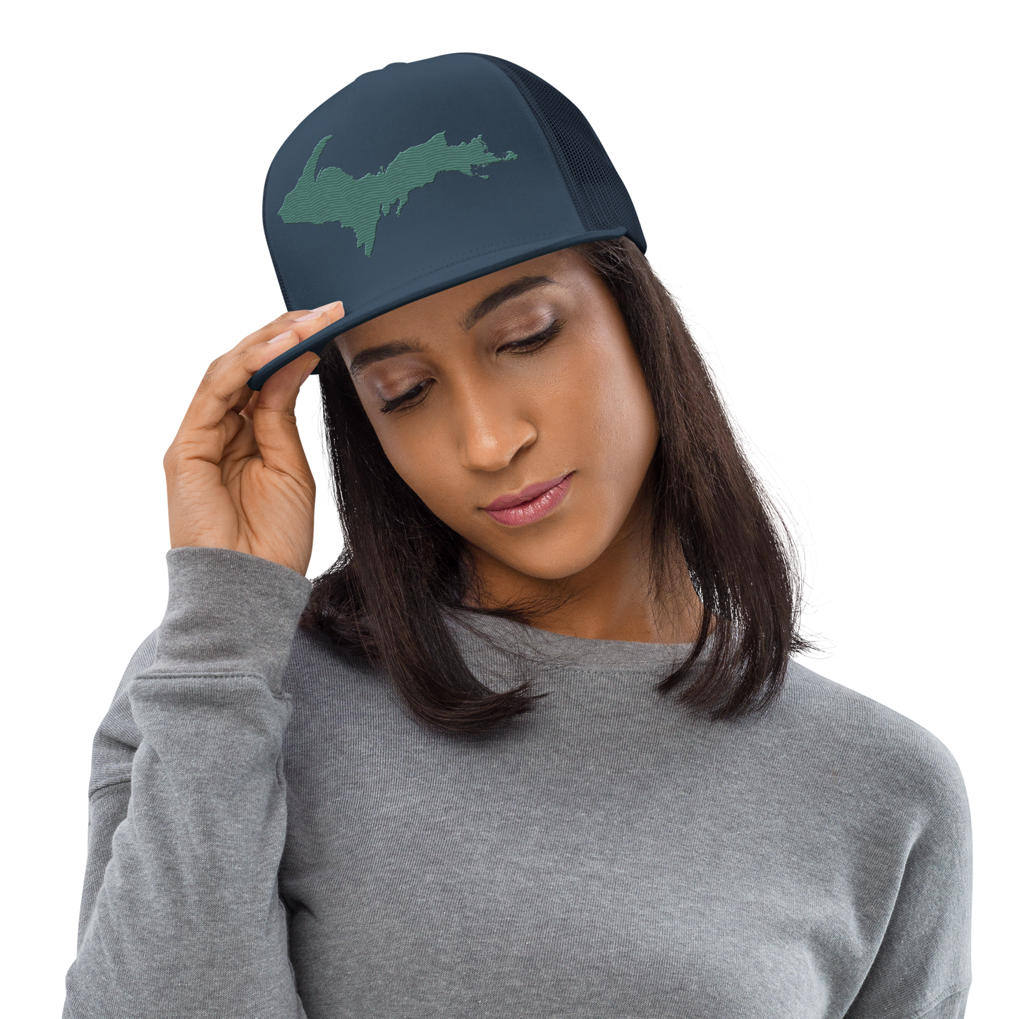 Upper Peninsula Trucker Hat | 5-Panel - Copper Green