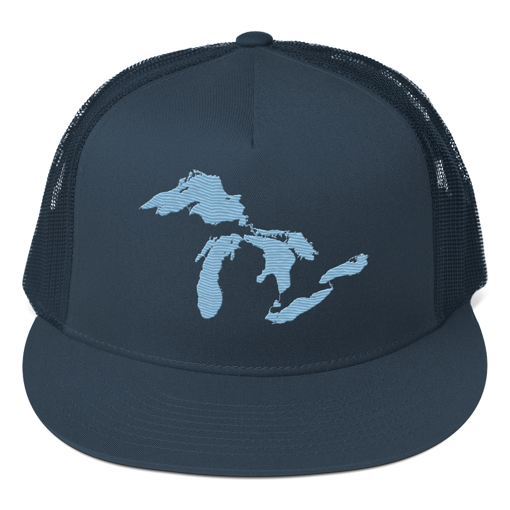 Great Lakes Trucker Hat | 5-Panel - Romulus Blue