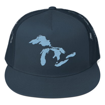 Great Lakes Trucker Hat | 5-Panel - Romulus Blue