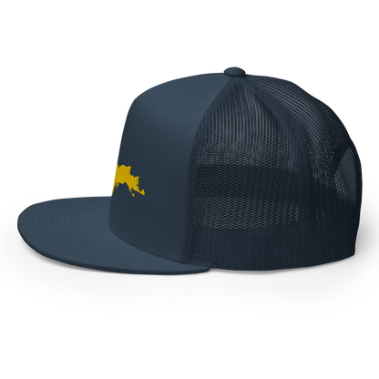 Michigan Upper Peninsula Trucker Hat (w/ UP Outline) | 5-Panel