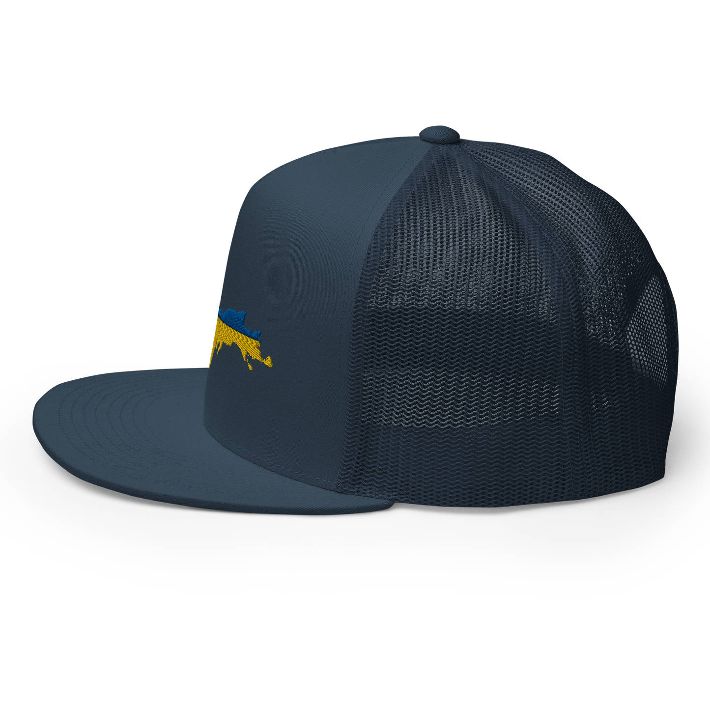 Michigan Upper Peninsula Trucker (w/ UP Ukraine Flag Outline) | 5-Panel