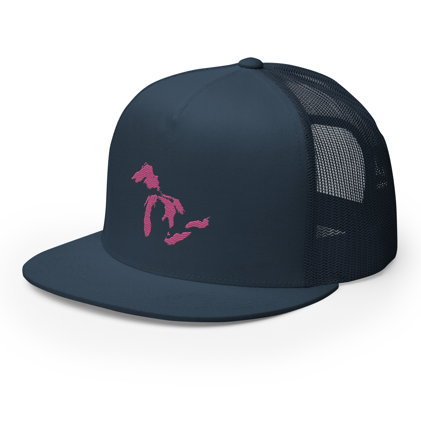 Great Lakes Trucker Hat (Apple Blossom Pink) | 5-Panel