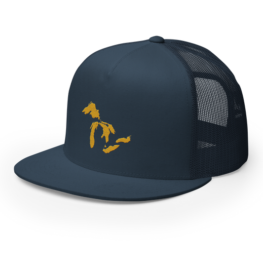 Great Lakes Trucker Hat (Gold) | 5-Panel