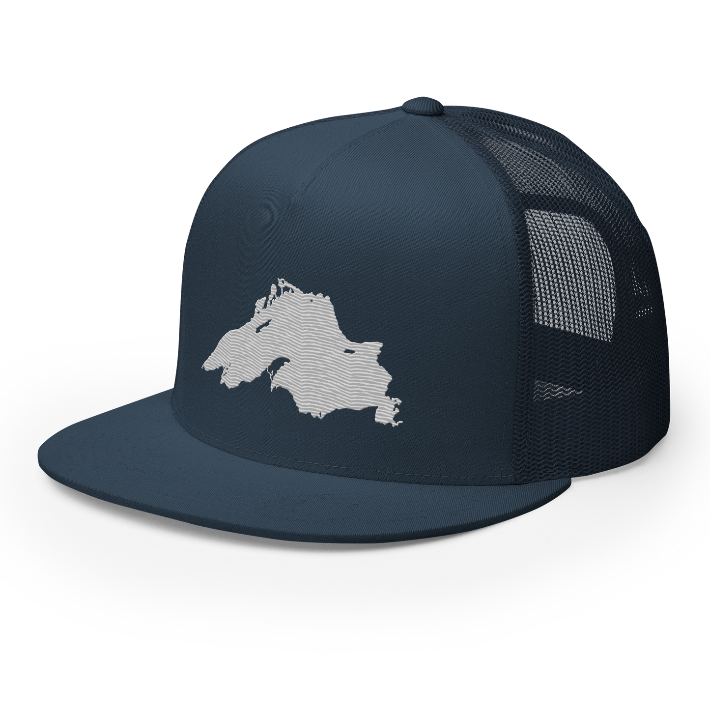 Lake Superior Trucker Hat | 5-Panel - Platinum