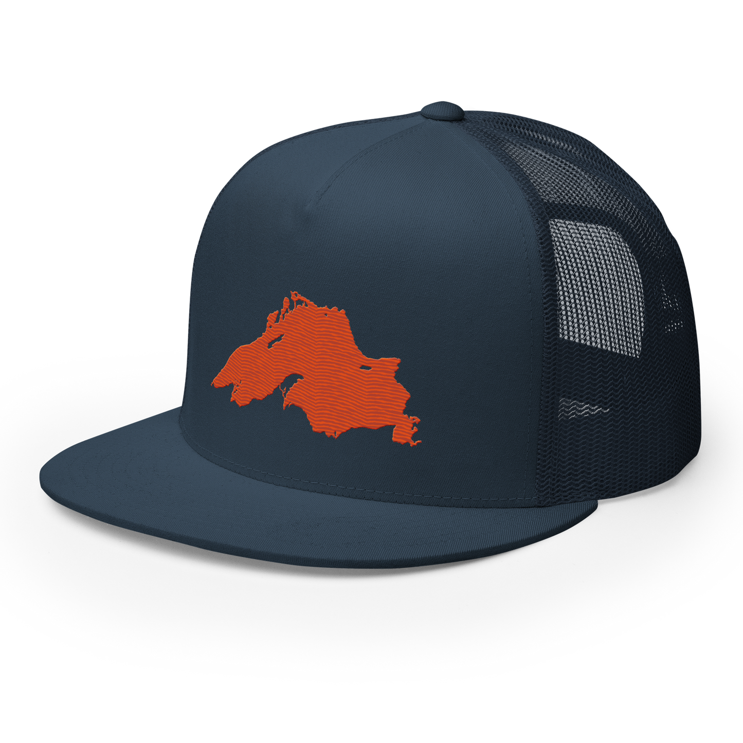 Lake Superior Trucker Hat | 5-Panel - Maple Leaf Orange