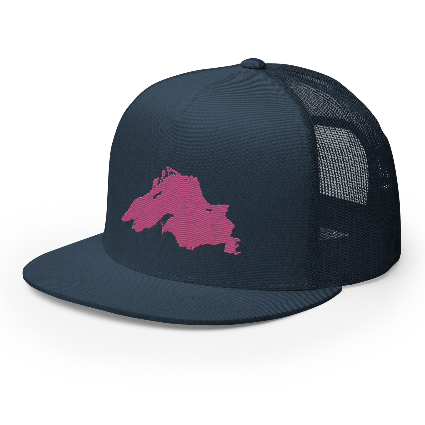 Lake Superior Trucker Hat | 5-Panel - Apple Blossom Pink