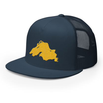 Lake Superior Trucker Hat | 5-Panel - Superior Gold