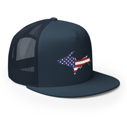 Michigan Upper Peninsula Trucker Hat (w/ Patriot Edition) | 5-Panel