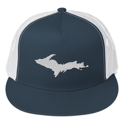 Michigan Upper Peninsula Trucker Hat (w/ UP Outline) | 5-Panel