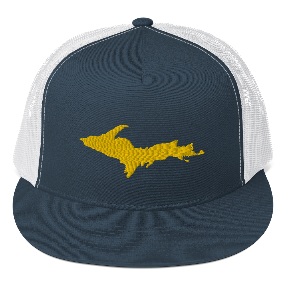 Michigan Upper Peninsula Trucker Hat (w/ UP Outline) | 5-Panel