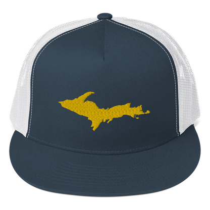 Michigan Upper Peninsula Trucker Hat (w/ UP Outline) | 5-Panel