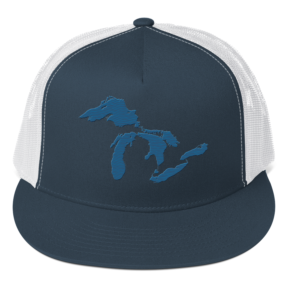 Great Lakes Trucker Hat | 5-Panel - Traverse Blue