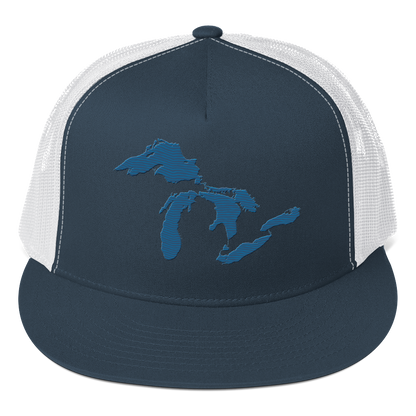 Great Lakes Trucker Hat | 5-Panel - Traverse Blue