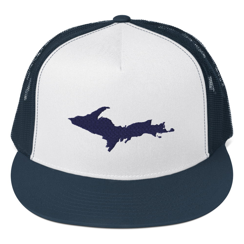 Michigan Upper Peninsula Trucker Hat (w/ UP Outline) | 5-Panel