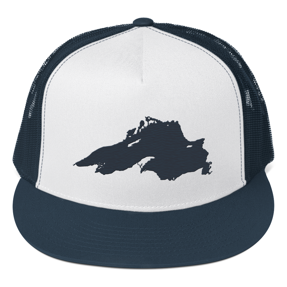 Lake Superior Trucker Hat | 5-Panel - Navy